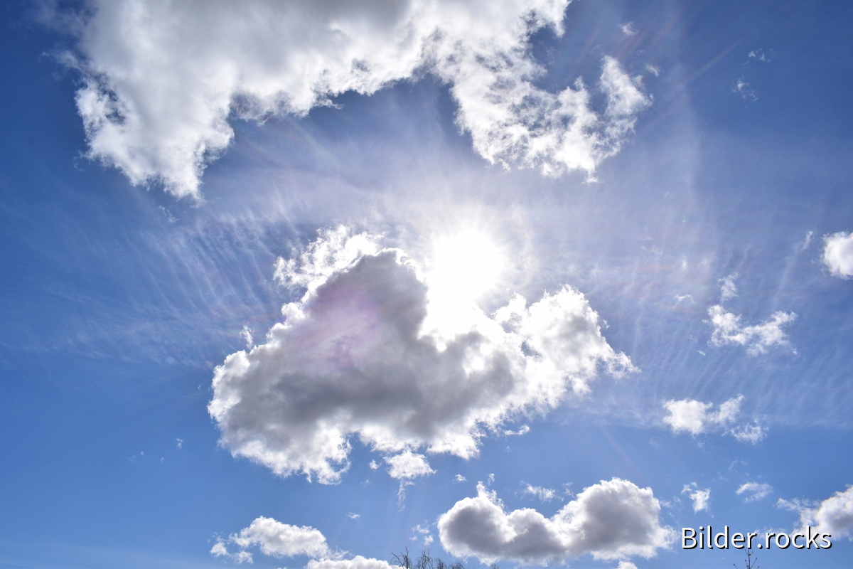 Sonne und Wolken Bild aus Bertingen